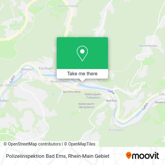 Карта Polizeiinspektion Bad Ems