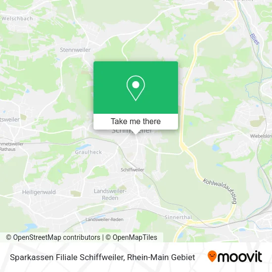Карта Sparkassen Filiale Schiffweiler