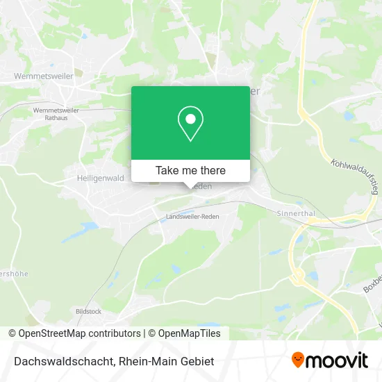 Карта Dachswaldschacht