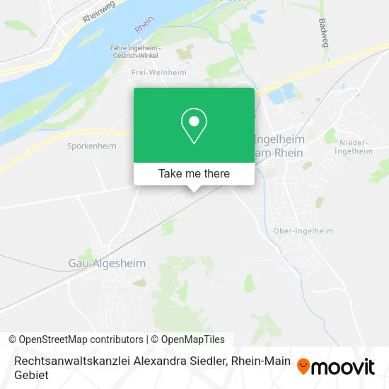 Карта Rechtsanwaltskanzlei Alexandra Siedler