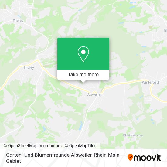 Карта Garten- Und Blumenfreunde Alsweiler