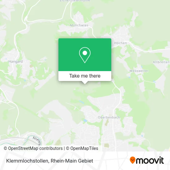 Карта Klemmlochstollen