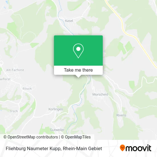 Карта Fliehburg Naumeter Kupp