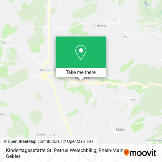 Карта Kindertagesstätte St. Petrus Welschbillig