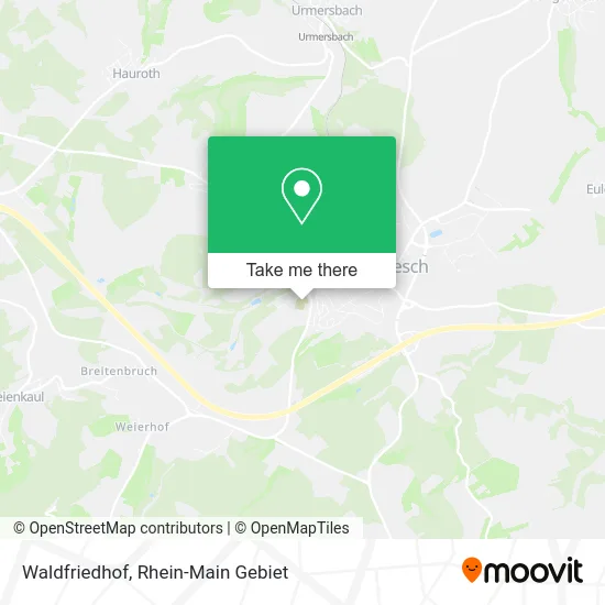 Карта Waldfriedhof