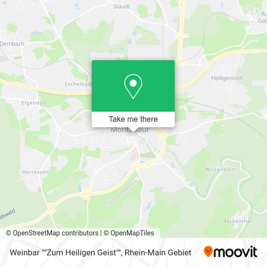 Карта Weinbar ""Zum Heiligen Geist""