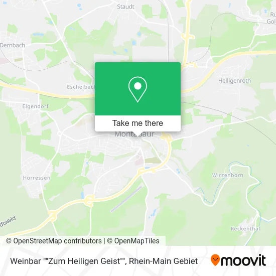 Карта Weinbar ""Zum Heiligen Geist""