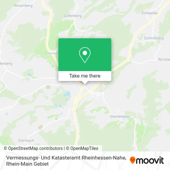 Карта Vermessungs- Und Katasteramt Rheinhessen-Nahe