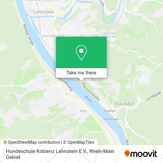 Карта Hundeschule Koblenz Lahnstein E.V.