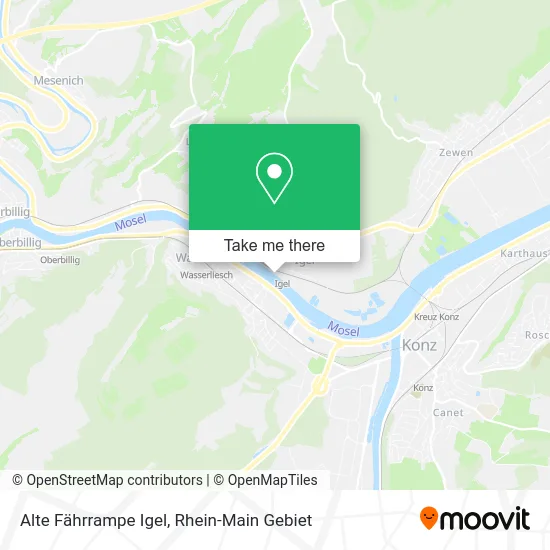 Карта Alte Fährrampe Igel