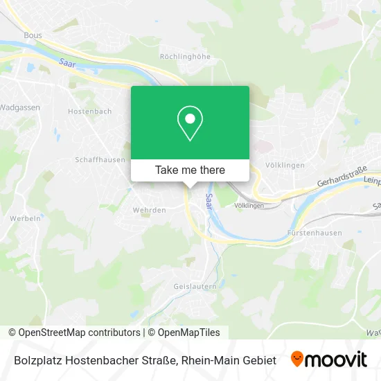 Карта Bolzplatz Hostenbacher Straße