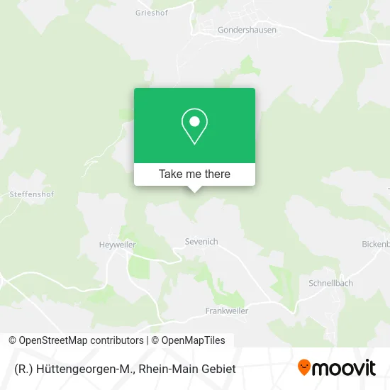 Карта (R.) Hüttengeorgen-M.