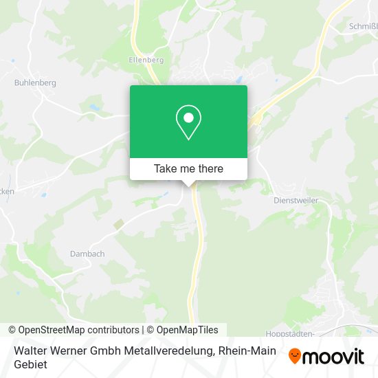 Карта Walter Werner Gmbh Metallveredelung