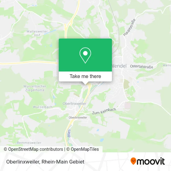 Карта Oberlinxweiler