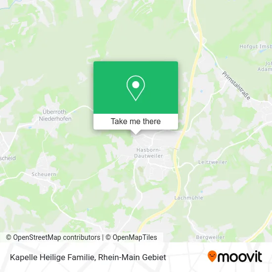 Карта Kapelle Heilige Familie