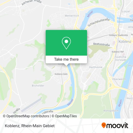 Карта Koblenz