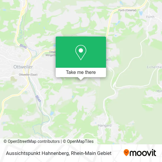 Карта Aussichtspunkt Hahnenberg