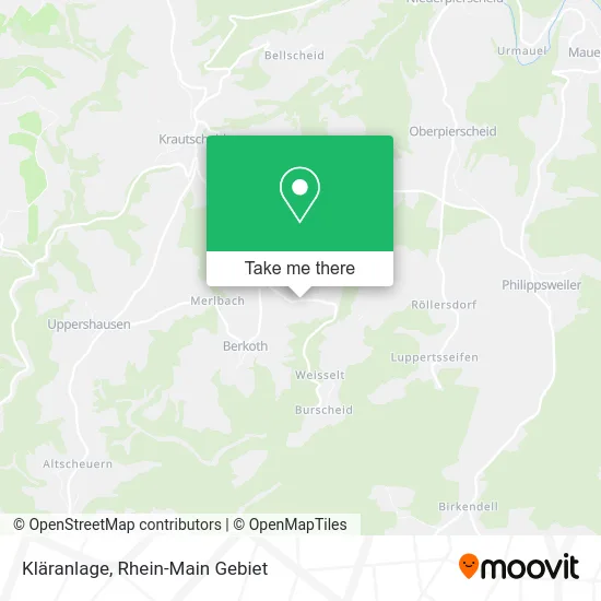 Карта Kläranlage