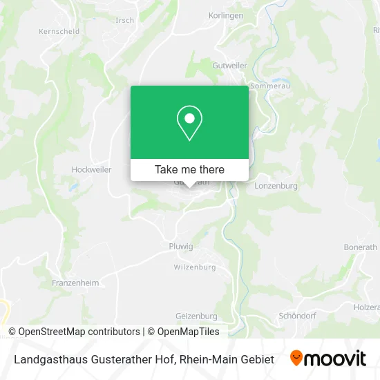 Карта Landgasthaus Gusterather Hof