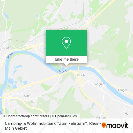 Карта Camping- & Wohnmobilpark ""Zum Fährturm""