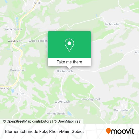 Карта Blumenschmiede Folz