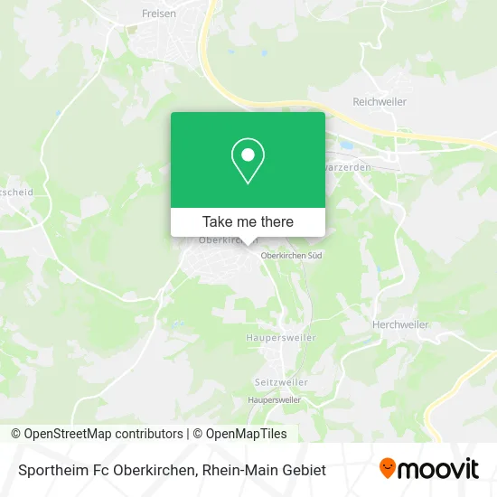 Карта Sportheim Fc Oberkirchen
