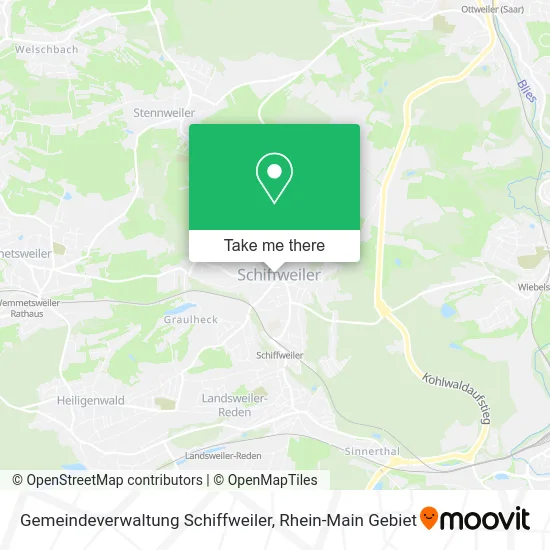 Карта Gemeindeverwaltung Schiffweiler