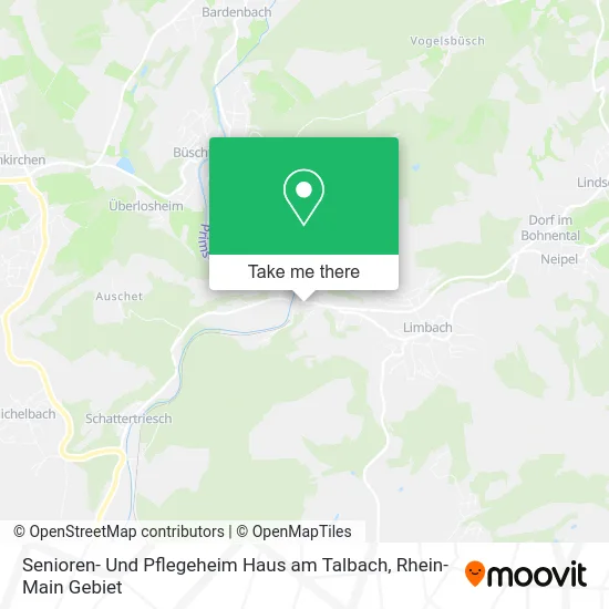 Карта Senioren- Und Pflegeheim Haus am Talbach