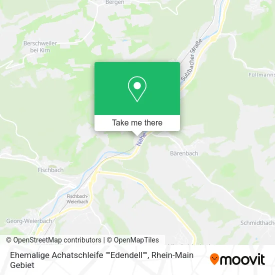 Карта Ehemalige Achatschleife ""Edendell""
