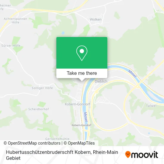 Карта Hubertusschützenbruderschft Kobern