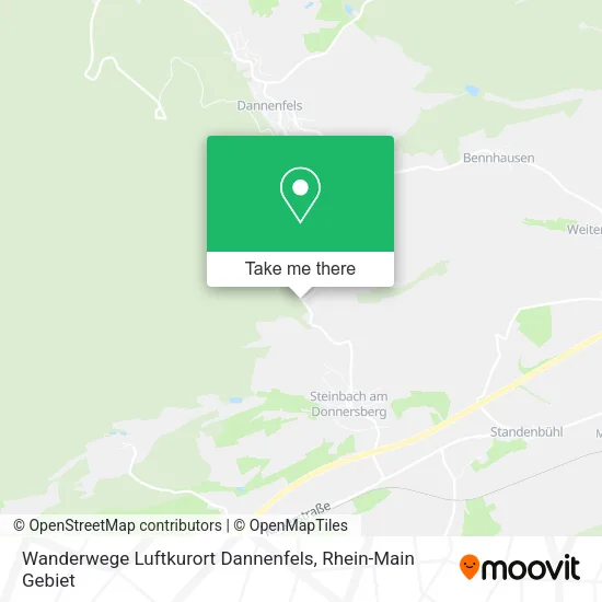 Карта Wanderwege Luftkurort Dannenfels