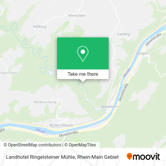 Карта Landhotel Ringelsteiner Mühle