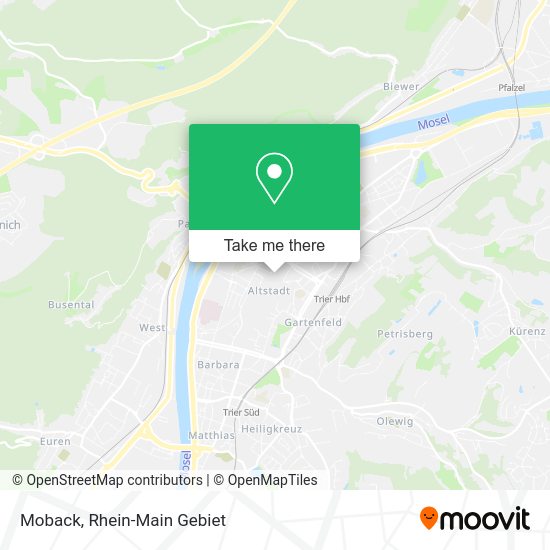 Карта Moback