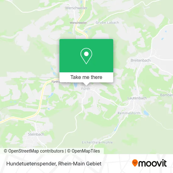 Карта Hundetuetenspender