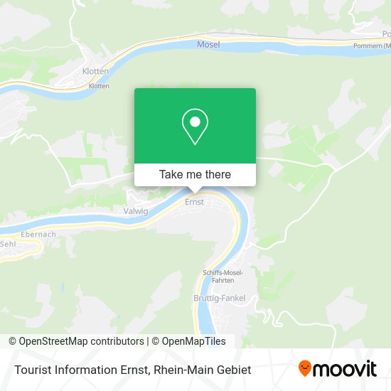 Карта Tourist Information Ernst