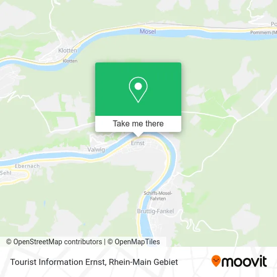 Карта Tourist Information Ernst