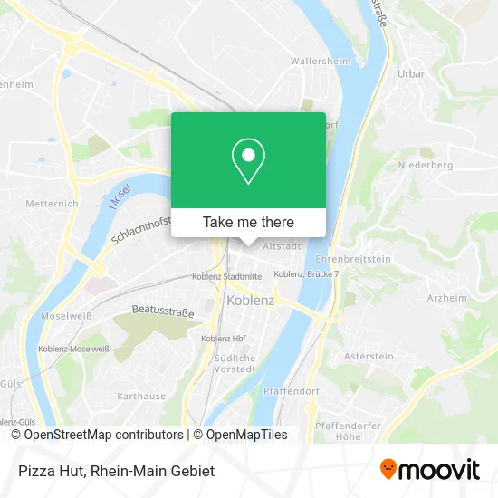 Карта Pizza Hut