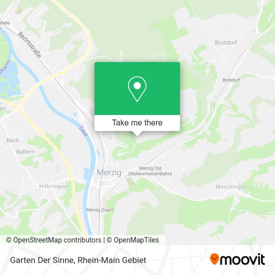 Карта Garten Der Sinne