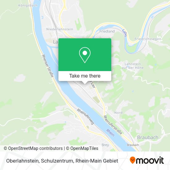 Карта Oberlahnstein, Schulzentrum