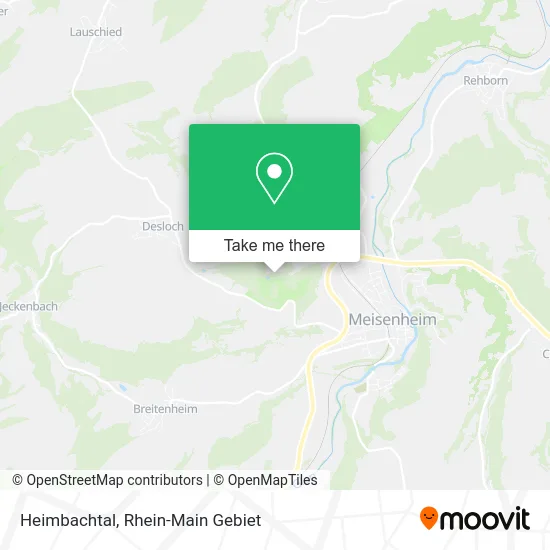 Карта Heimbachtal