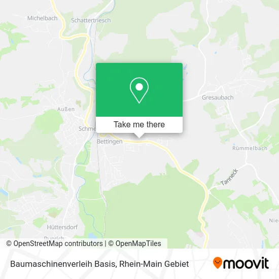 Карта Baumaschinenverleih Basis