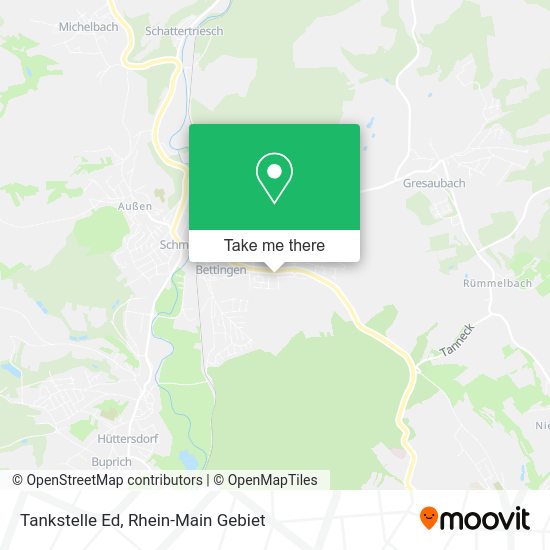 Карта Tankstelle Ed