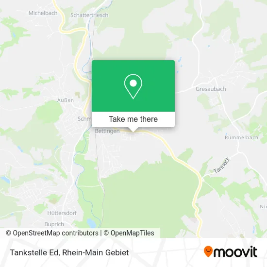 Карта Tankstelle Ed