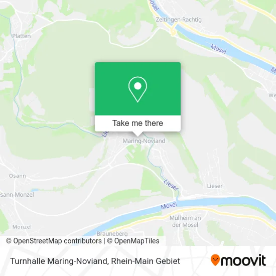 Карта Turnhalle Maring-Noviand
