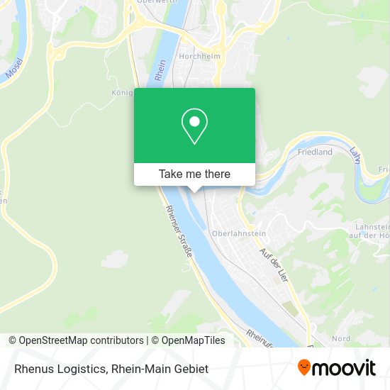 Rhenus Logistics map