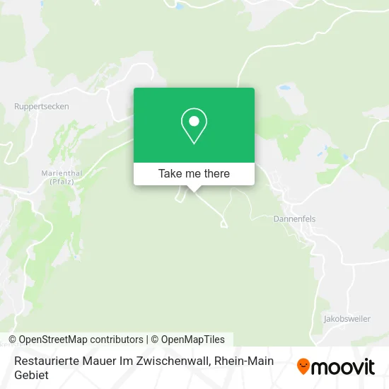 Карта Restaurierte Mauer Im Zwischenwall