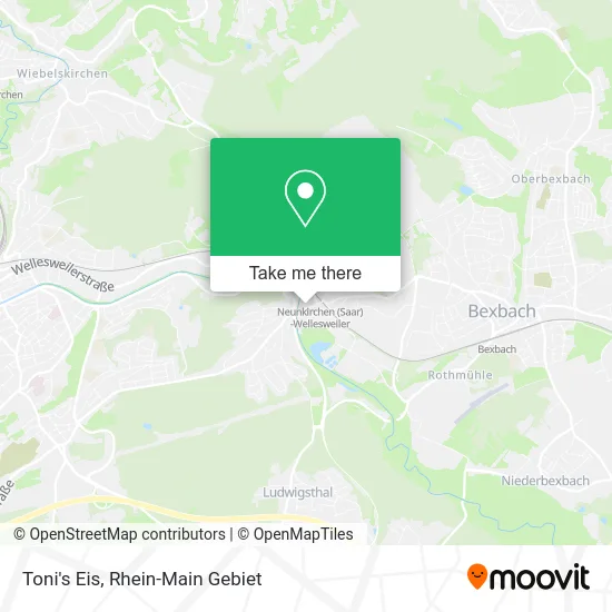 Карта Toni's Eis