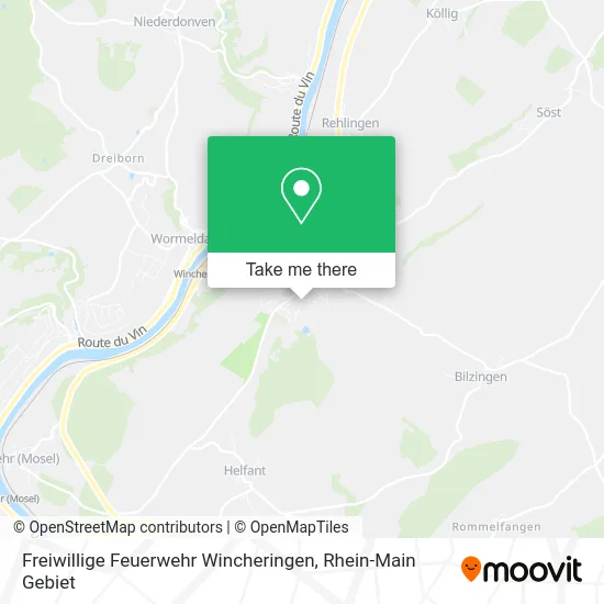 Карта Freiwillige Feuerwehr Wincheringen