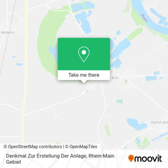 Карта Denkmal Zur Erstellung Der Anlage