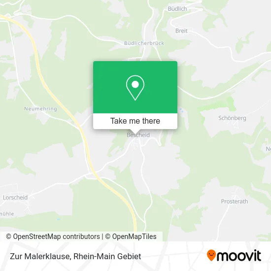 Карта Zur Malerklause